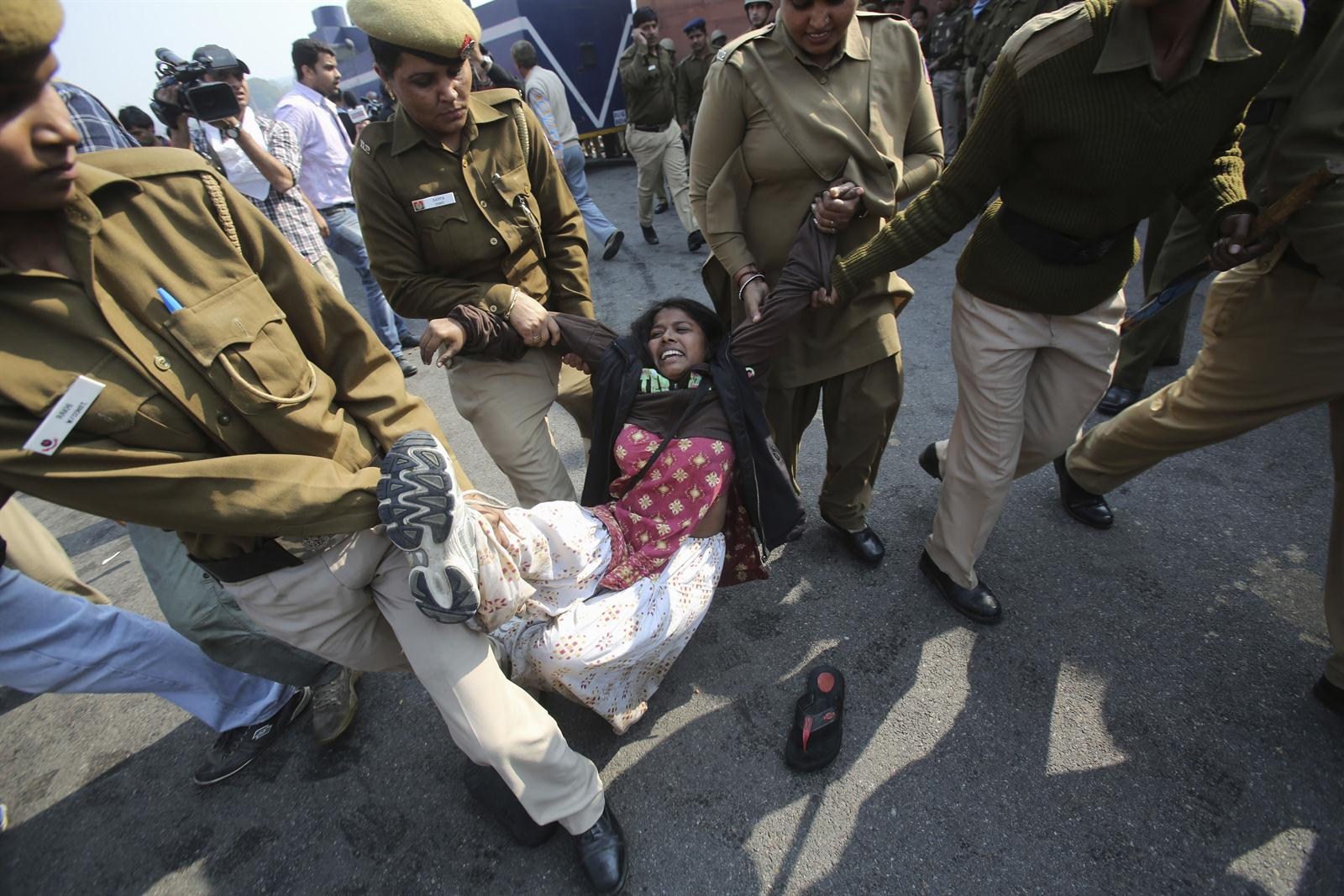 Manifestaciones contra las violaciones en india