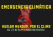 Cartel Huelga Mundial por el Clima. Web Greenpeace